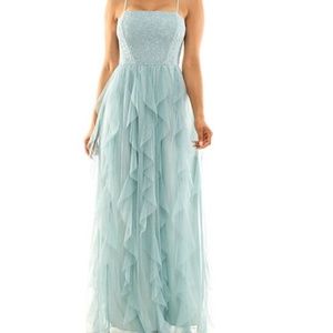 Ruffled Prom Dress